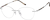 Angle view of Rimless Glasses 416811 in Silver thumbnail