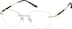 Customizable Rimless Glasses 416814 in Gold