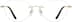 Rimless Glasses 416814 in Gold