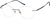 Angle view of Rimless Glasses 416815 in Brown thumbnail