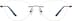 Rimless Glasses 416815 in Brown