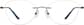 Front view of Customizable Rimless Glasses 416815 in Brown thumbnail