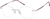 Angle view of Rimless Glasses 416819 in Pink thumbnail