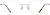 Front view of Rimless Glasses 416819 in Pink thumbnail