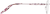 Side view of Rimless Glasses 416819 in Pink thumbnail