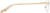 Side view of Opulence 417314 in Gold thumbnail