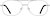 Front view of Aviator Glasses 418911 in Silver thumbnail