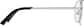 Side view of Aviator Glasses 418911 in Silver thumbnail