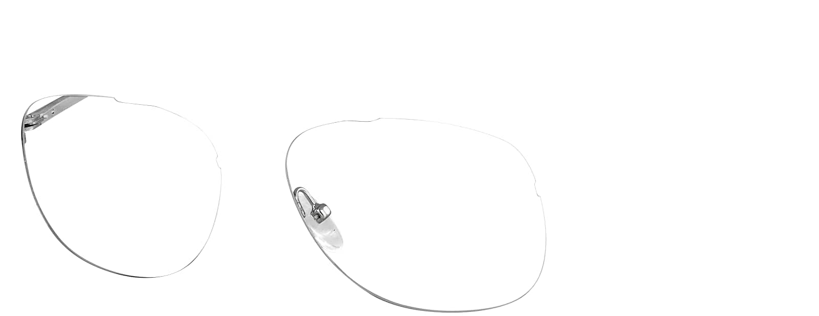 「Seeing Visions」 Silver Aviator Glasses #418911 | Zenni Optical