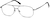 Angle view of Aviator Glasses 418912 in Gray thumbnail