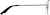 Side view of Aviator Glasses 418912 in Gray thumbnail