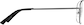 Side view of Aviator Glasses 418912 in Gray thumbnail