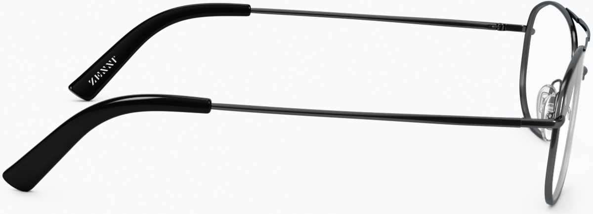 Side view of Aviator Glasses 418912 in Gray thumbnail