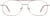 Front view of Aviator Glasses 418919 in Pink thumbnail