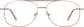 Front view of Aviator Glasses 418919 in Pink thumbnail
