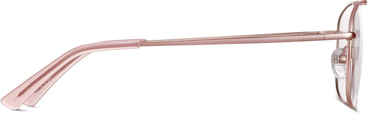 Side view of Aviator Glasses 418919 in Pink