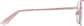 Side view of Aviator Glasses 418919 in Pink thumbnail