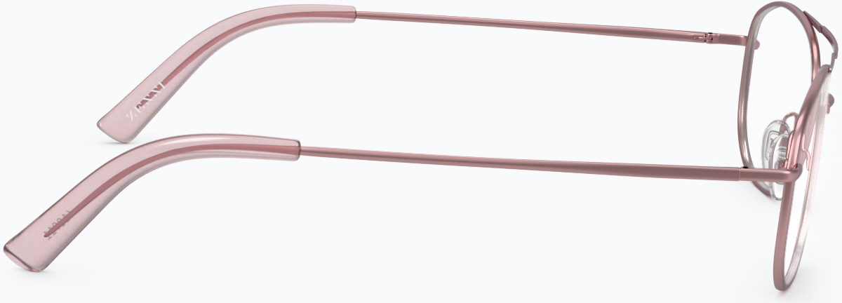 Side view of Aviator Glasses 418919 in Pink thumbnail