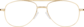 Front view of Aviator Glasses 419014 in Gold thumbnail