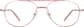 Front view of Aviator Glasses 419019 in Pink thumbnail