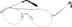 Aviator Glasses 419111 in Silver