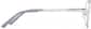 Side view of Metal Round Glasses  419211 in Silver  thumbnail