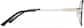 Side view of Lunettes rondes en métal  419221 in Noir thumbnail
