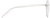 Side view of Rimless Glasses 420611 in Silver thumbnail