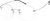 Angle view of Rimless Glasses 420612 in Gray thumbnail