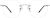 Front view of Rimless Glasses 420612 in Gray thumbnail