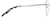 Side view of Rimless Glasses 420612 in Gray thumbnail