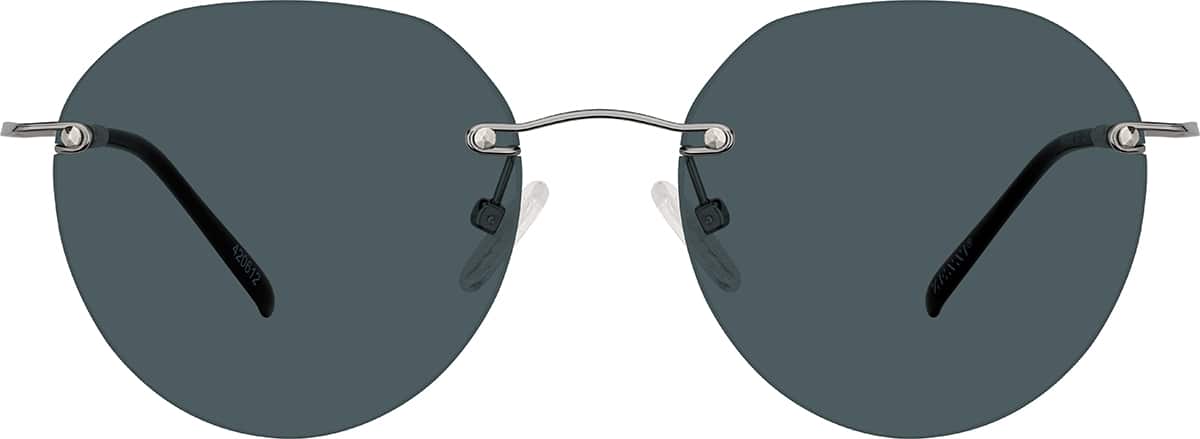 Image of 420612 Hingeless, Rimless Stainless Steel (Same Appearance as Frame #8206)