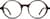 Front view of Round Glasses  430015 in Tortoiseshell thumbnail