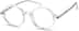 Round Glasses 430023 in Clear