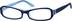 Rectangle Glasses 430516 in Blue