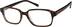 Rectangle Glasses 433415 in Brown