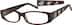 Rectangle Glasses 435415 in Brown
