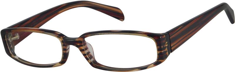 Red Rectangle Glasses #436418 | Zenni Optical
