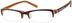 Rectangle Glasses 437715 in Brown
