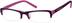Rectangle Glasses 437717 in Purple