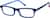 Angle view of Kids' Rectangle Glasses 439516 in Blue thumbnail