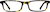 Front view of Kids' Rectangle Glasses 439525 in Tortoisesehll thumbnail
