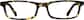 Front view of Kids' Rectangle Glasses 439525 in Tortoisesehll thumbnail