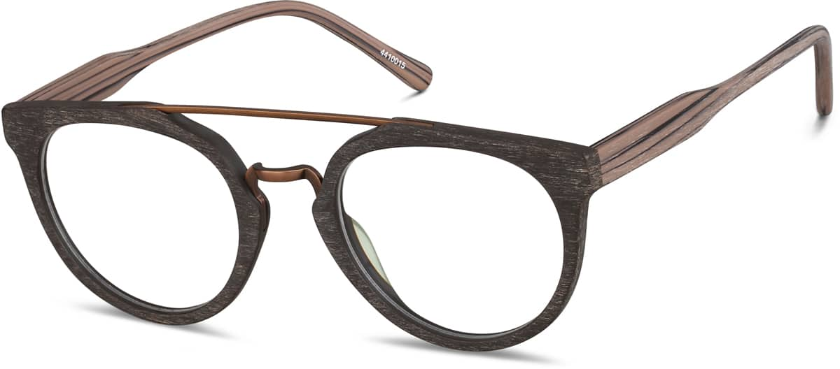 Designer wood shop frame glasses