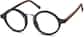 Angle view of Round Glasses 4410321 in Black thumbnail