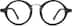 Round Glasses 4410321 in Black