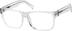 Square Glasses 4411323 in Clear