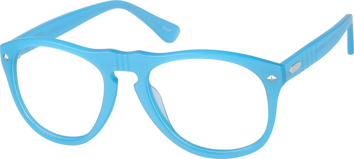 Angle view of Aviator Glasses 4411416 in Blue