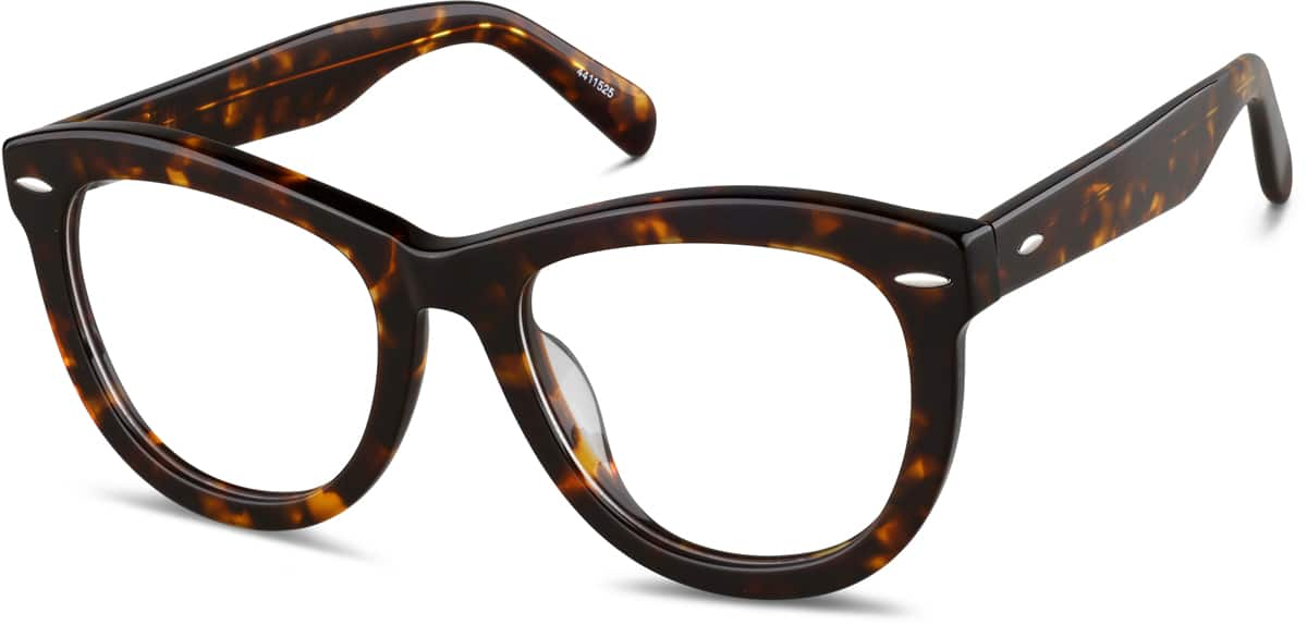 Angle view of Square Glasses 4411525 in Tortoiseshell