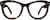Front view of Square Glasses 4411525 in Tortoiseshell thumbnail